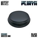 GREEN STUFF WORLD Piedistallo Ovale Nero 17x11 cm