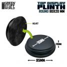 GREEN STUFF WORLD Piedistallo Ovale Nero 17x11 cm