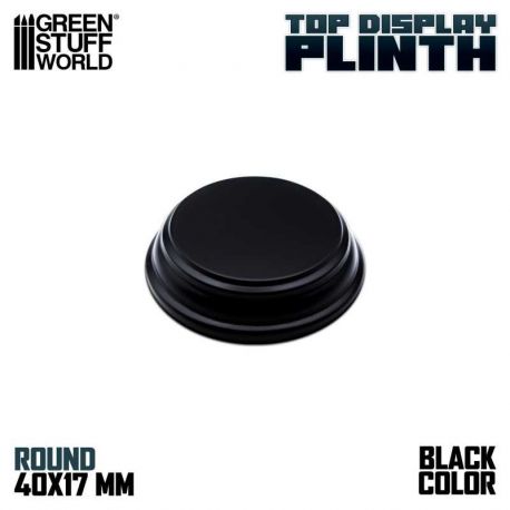 GREEN STUFF WORLD Round Top Display Plinth 4cm