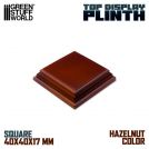 GREEN STUFF WORLD Piedistallo Base Quadrata 5x5 cm - Nocciola