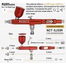 NEOECO NEOECO NCT-135 Aluminum Lightweight Airbrush Kit 0,2mm
