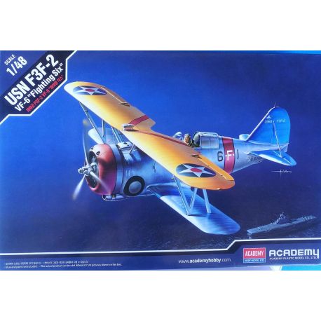 ACADEMY 12326 USN F3F02 VF-6 "Fighting Six"