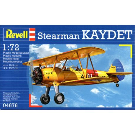 REVELL 04676 Stearman Kaydet 1/72