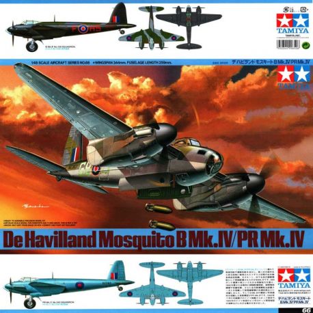 TAMIYA 61066 DE HAVILLAND MOSQUITO B MK.IV/PR MK.IV 1:48