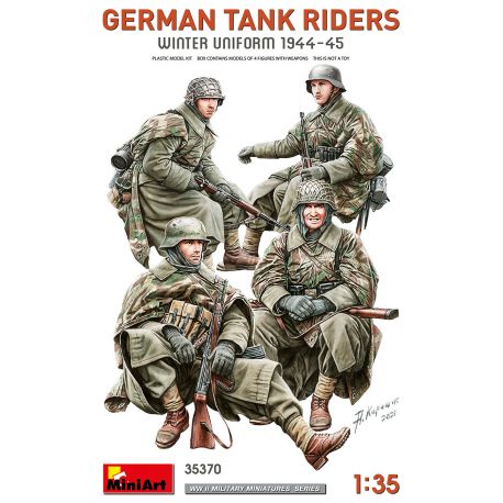 MINIART MI35370 GERMAN TANK RIDERS. WINTER UNIFORM 1944-45