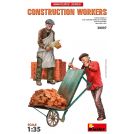 MINIART MI38097 CONSTRUCTION WORKERS WITH ACCESSORIES