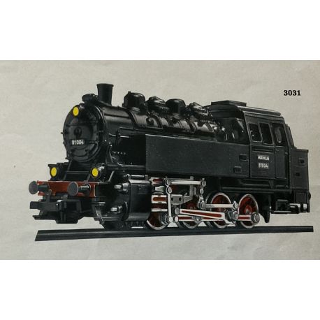 MAKLIN HO 3031 Locomotiva a vapore senza scatola originale