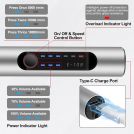 Mini Trapano Elettrico a 3 Velocità + set punte (0.6-2.2 mm) ricarica USB