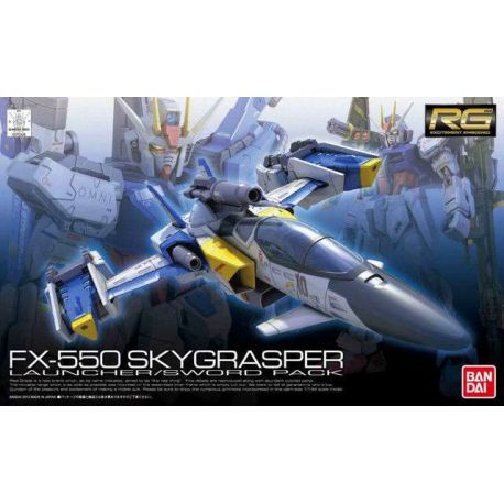BANDAI REAL GRADE RG sky grasper laun fx550/sword p 1/144