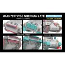 RYE FIELD MODEL 5132 M4A3 76W VVSS Sherman late STANDARD VERSION
