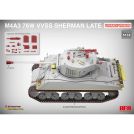 RYE FIELD MODEL 5136 M4A3 76W VVSS Sherman late UPGRADE full interior