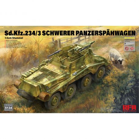 RYE FIELD MODEL 5134 Sd.Kfz.234/3 Schwerer Panzerspahwagen