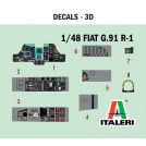 ITALERI 2645 G91 R1/3/4 "Gina" 1/48