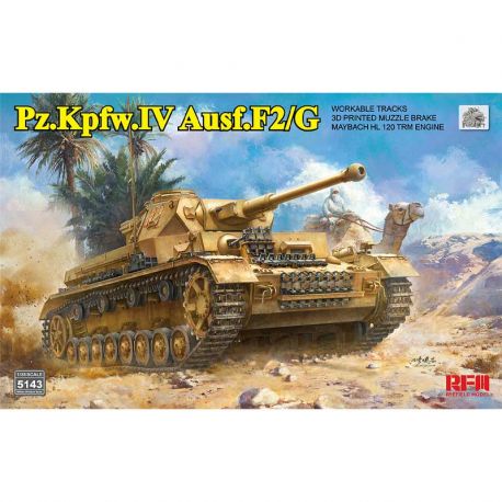 RYE FIELD MODEL 5143 Pz.Kpfw.IV Ausf.F2/G w/workable tracks