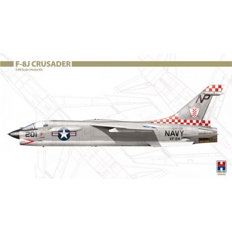 HOBBY 2000 48040 Vought F-8J Crusader