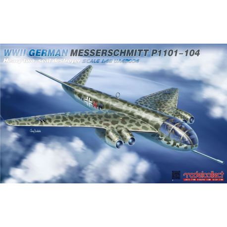 Modelcollect: WWII German Messerschmitt P1101-104 Heavy two-seat destroyer in 1:48