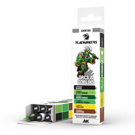 AK INTERACTIVE ORCS & GOBLINS – PLAYMARKER SET