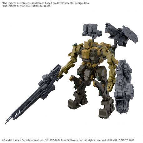 BANDAI 30mm armored core vi for rad cc-3000 wrecker milk tooth