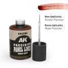 AK INTERACTIVE 12104 DARK BROWN PRECISION PANEL LINER