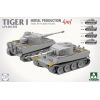 TAKOM 2197 Tiger I Initial Production 4 in 1 s.Pz.Abt. 502