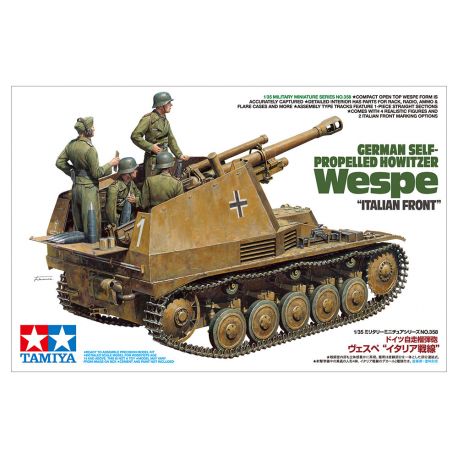 TAMIYA 35358 German Self-Propelled Howitzer - Wespe "Italian Front"