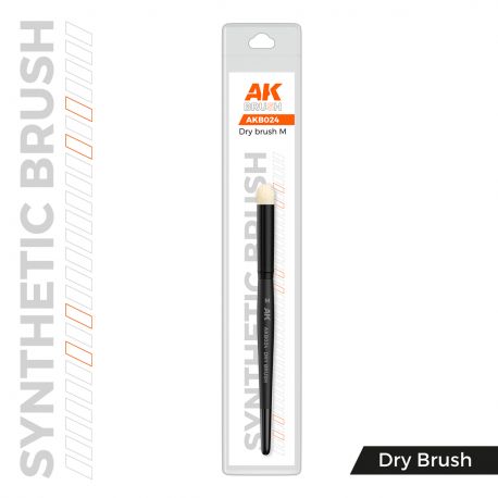 AK SYNTHETIC DRY BRUSH – M