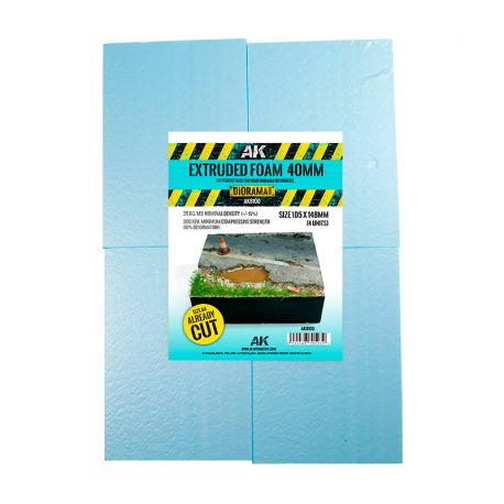 AK INTERACTIVE 8100 Extruded Foam 40mm size A4 already cut