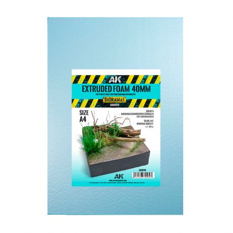 AK INTERACTIVE 8099 Extruded Foam 40mm size A4
