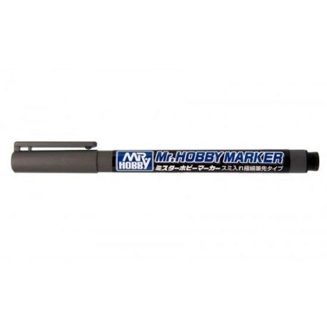Mr Hobby Mr. Marker Super Fine Tip Brush Pen Grey