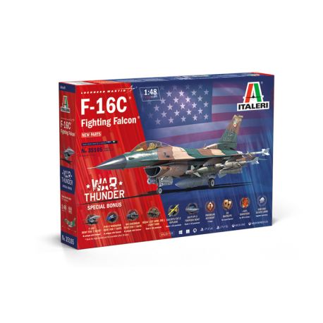 ITALERI 35105 F-16C Fighting Falcon - WAR THUNDER 1/48