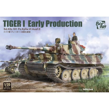 BORDER MODEL BT010 Tiger I Early Production Sd.Kfz.181 Pz.Kpfw.VI Ausf.E