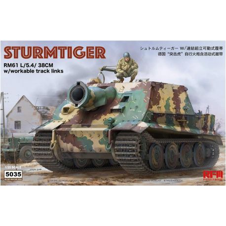 RYE FIELD MODEL 5035 Sturmtiger W/ Workable Track Links