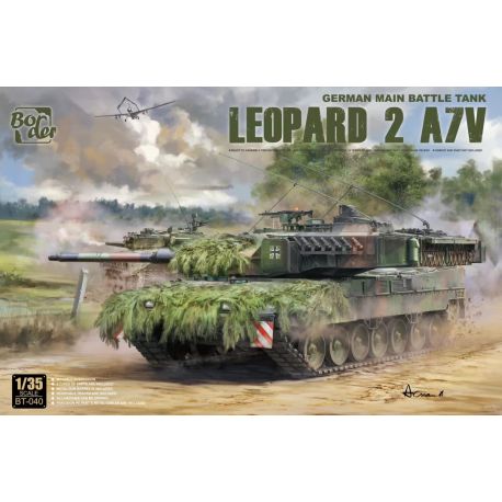 BORDER MODEL BT040 Leopard 2 A7V German Main Battle Tank