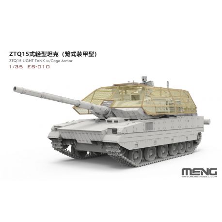 MENG MODEL ES-010 ZTQ15 mit Panzer-Käfig 1:35