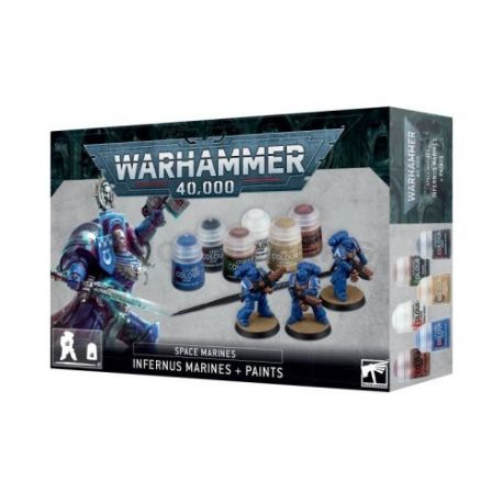 Warhammer 40000 60-11 Infernus Marines Paint Set