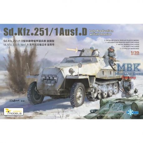 VESPID MODEL Sd.Kfz.251/1 Ausf.D 1/35