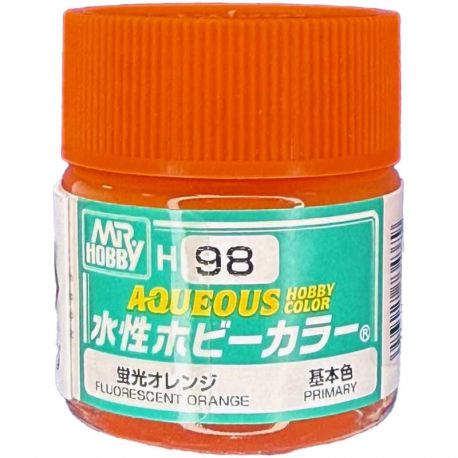 GUNZE HOBBY COLOR - Fluorescent Orange (Gloss) H098