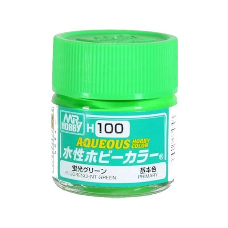 GUNZE HOBBY COLOR - Fluorescent Green (Gloss) H100