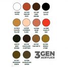 AK INTERACTIVE MASTER ACRYLIC WASH SET – FULL RANGE (18 COLORS)