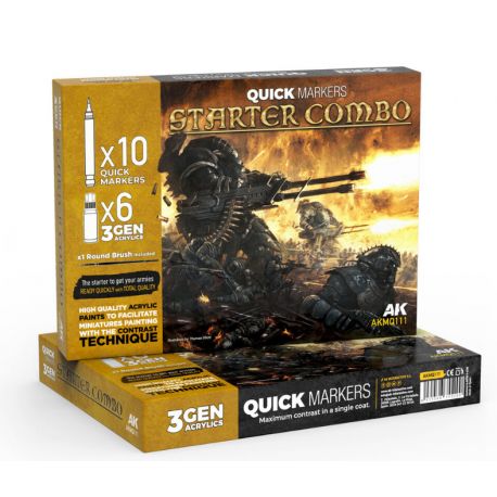 AK INTERACTIVE Starter Combo Quick Markers and 3GEN Set