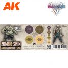 AK INTERACTIVE 1074 WARGAME COLOR SET. STONE AND ROCK EFFECTS.