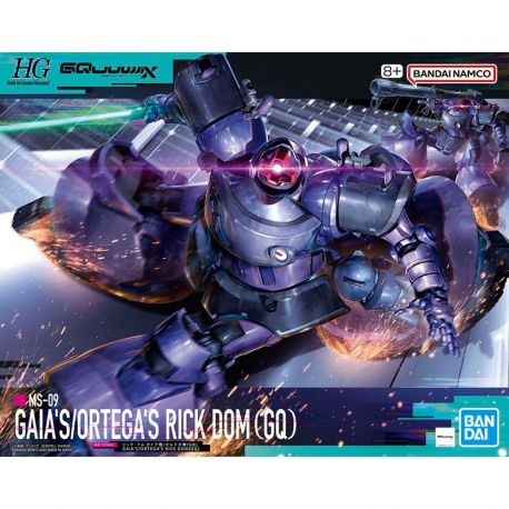 BANDAI HIGH GRADE Hg Gaia Ortega Rick Dom 1/144