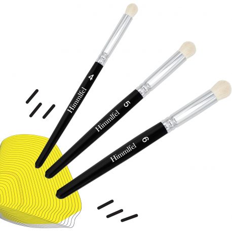 Set 3 pennelli per Drybrush
