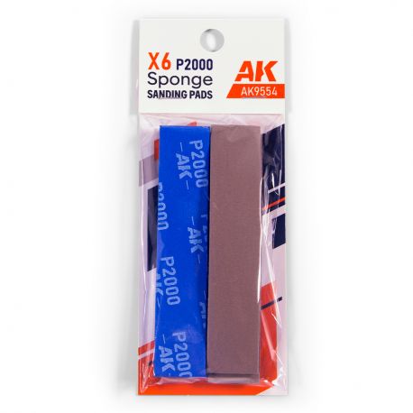 AK INTERACTIVE SPONGE P2000 GRIT (6 UNITS)