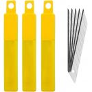 Gebildet 10 lame di ricambio in acciaio al carbonio da 30 gradi