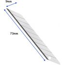 Gebildet 10 lame di ricambio in acciaio al carbonio da 30 gradi