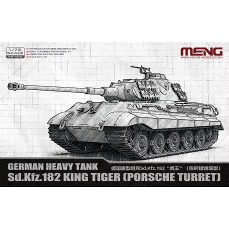 MENG MODEL 72011 German Heavy Tank Sd.Kfz.182 King Tiger (Henschel Turret)