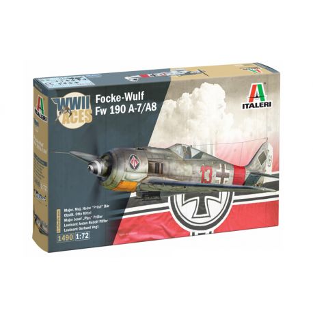 ITALERI 1490 Focke-Wulf FW 190 A-7/A8 ACES