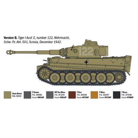 Rye Field Model RM-5005 Tiger I Gruppe "Fehrmann" April 1945 Northern Germany