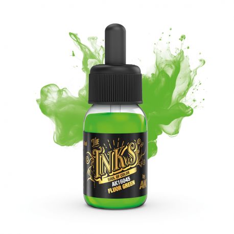 AK INTERACTIVE FLUOR GREEN – INK 30ml